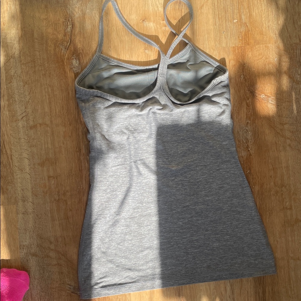 lululemon athletica Gray Tank Top